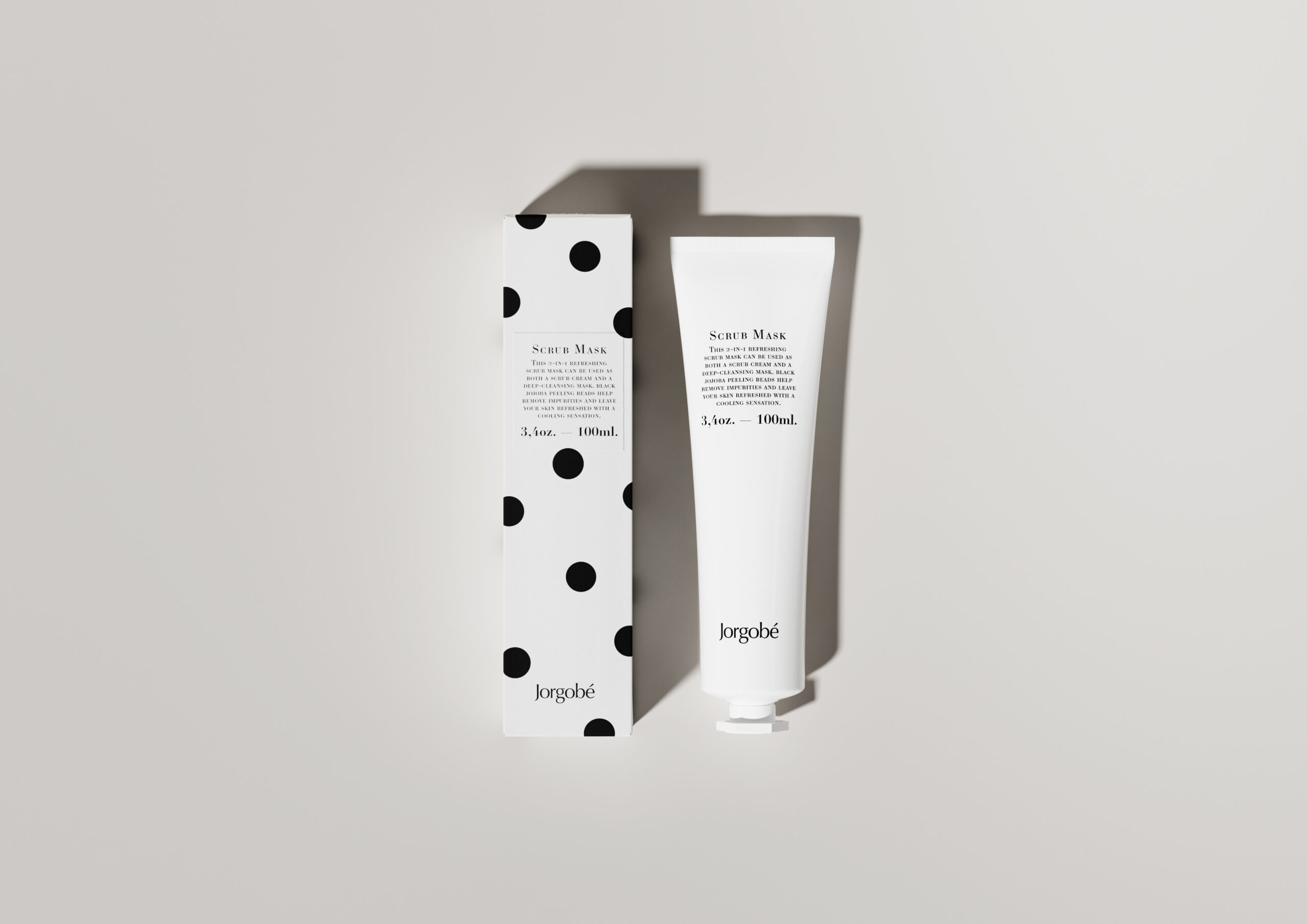 JorgObé Scrub Mask 100ml Warm Background Lineup Dead On